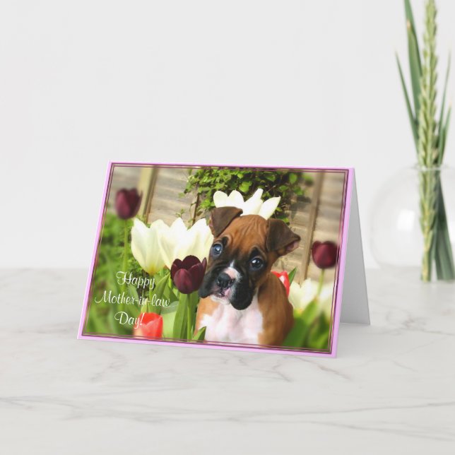 Feliz cartão de boas-vindas do dia da Mãe em Direi (Frente)