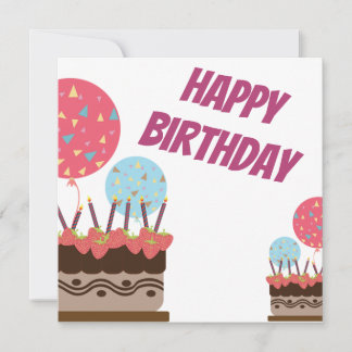 Feliz Cartão de Celebração de Aniversário