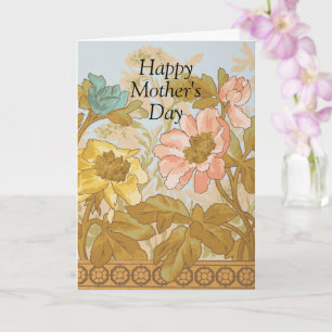 Feliz Cartão de Dia das Mães 🌷 Edição de Flor Art