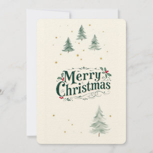 Feliz Cartão de Férias de Natal para a fazenda.