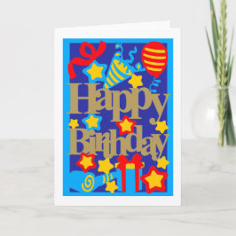Feliz Cartão de Festa de Aniversário