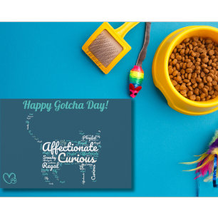 Feliz Cartão de Gato de Pet do Dia de Gotcha