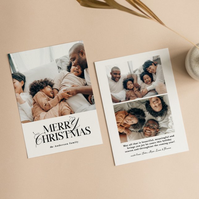 Feliz Cartão de Natal | Cartão com fotos de Natal  (Criador carregado)