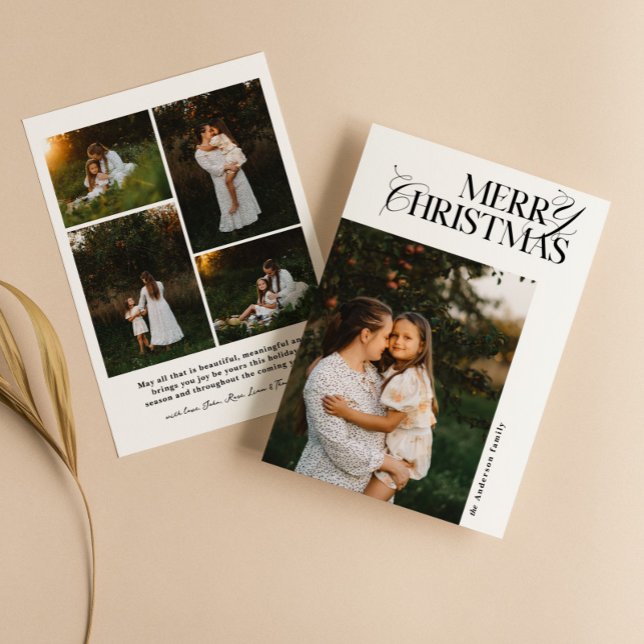 Feliz Cartão de Natal | Cartão com fotos de Natal  (Criador carregado)