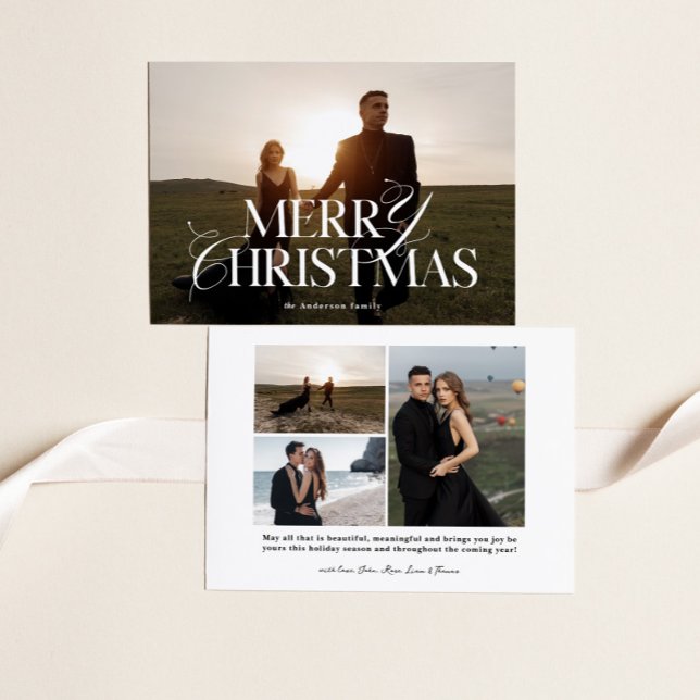 Feliz Cartão de Natal | Cartão com fotos de Natal  (Criador carregado)