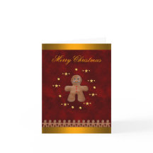 Feliz Cartão de Natal com Homens Gingerães