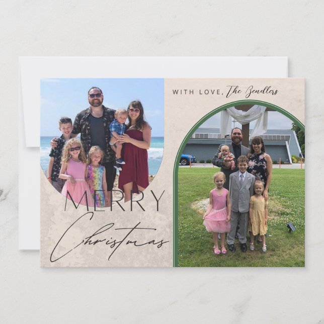 Feliz cartão de Natal de Arch (Frente)