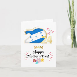 Feliz Cartão de Saudação de Dia das Mães "Honduras