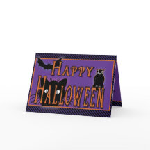 Feliz Cartão de Saudação de Halloween