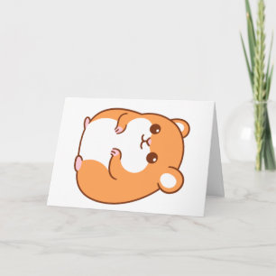 Feliz Cartão de Saudação de Hamster (Vazio)