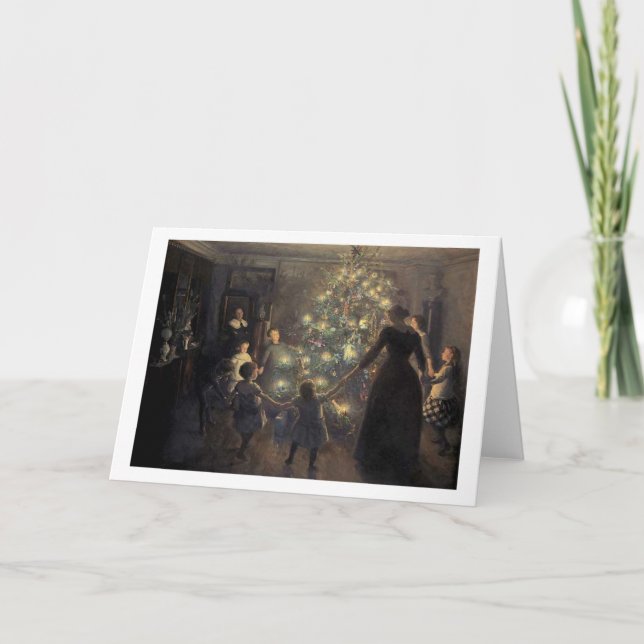 Feliz Cartão de Saudação de Natal (Frente)