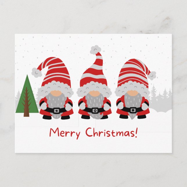 Feliz Cartão de Saudação de Natal, Cartões de Nata (Frente)