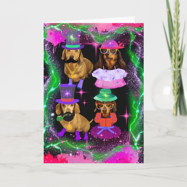 Feliz Cartão de Saudação do Dia do Gotcha (Frente)