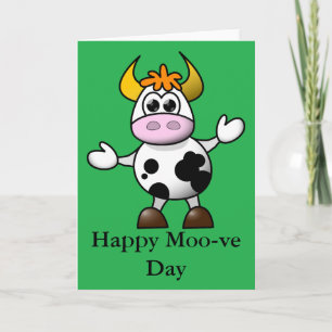 Feliz Cartão do Dia da Moo-ve