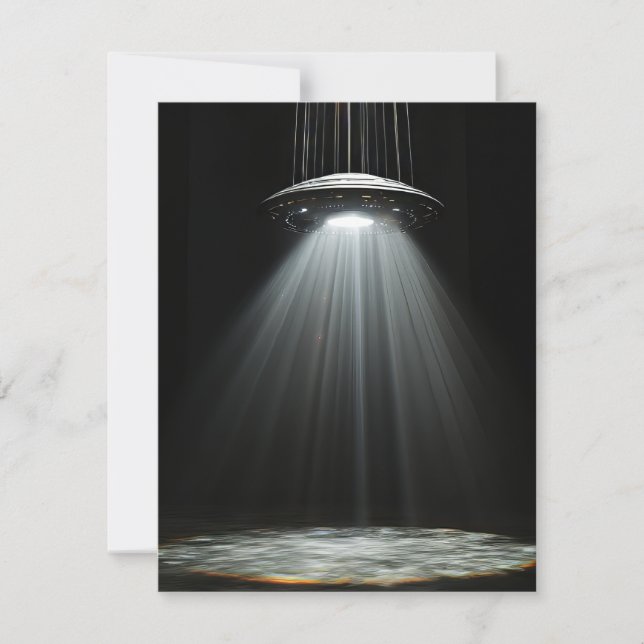 Feliz Cartão Mundial de OVNI (Frente)