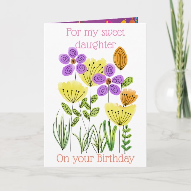 Feliz Cartões de agradecimentos de Aniversário (Frente)