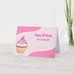 Feliz Cartões de Cupcake de Aniversário