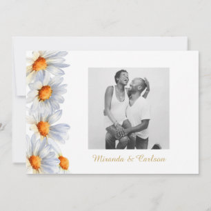 Feliz Casamento de Daisy Salve o Cartão de Data