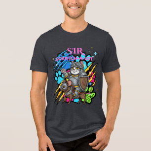 Feliz Cavaleiro Gato "Sir Scratch a Lot" Amantes d