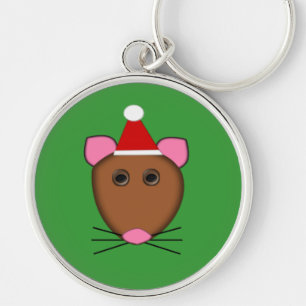 Feliz Chaveiro de Mouse de Natal