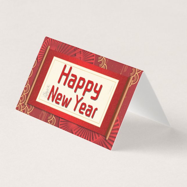 Feliz Chinês Decorativo Ano Novo 25pk (Frente)