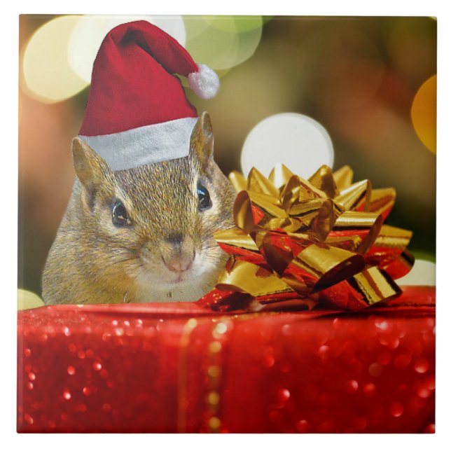 Feliz Chipmunk Feliz Natal (Frente)