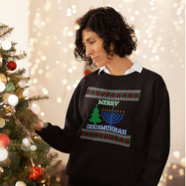 Feliz Chrismukkah suéter feio