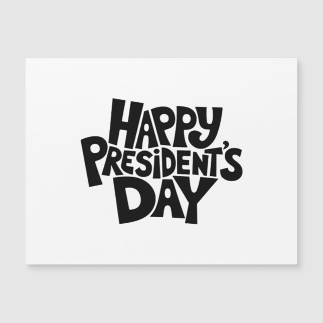 Feliz Clássico do Dia do Presidente (Frente)