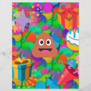 feliz cocô de aniversário emoji