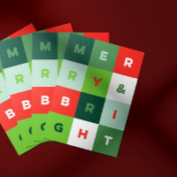 Feliz Colorida e Cartão de Férias Brilhante