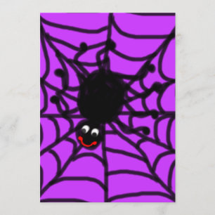 Feliz convite para aranha