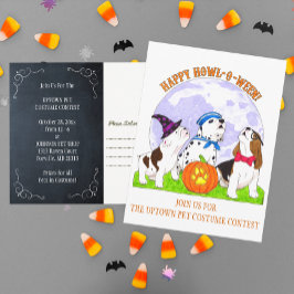 Feliz Convite para o Dia das Bruxas de Howl-o-Ween