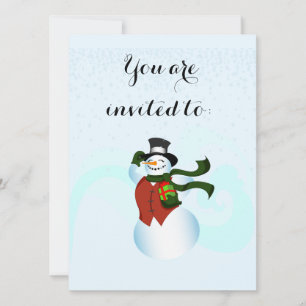 Feliz Convite Snowman