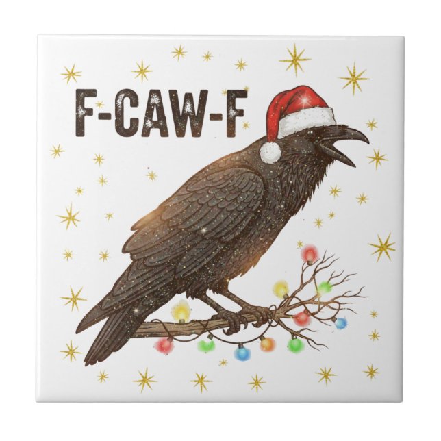 Feliz Corvo de Natal Raven F-CAW- F (Frente)