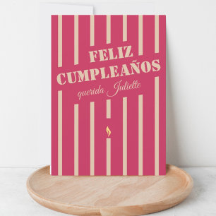 Feliz cumpleaños spanish aniversariante