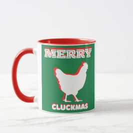 Feliz de caneca de café CLUCKMAS