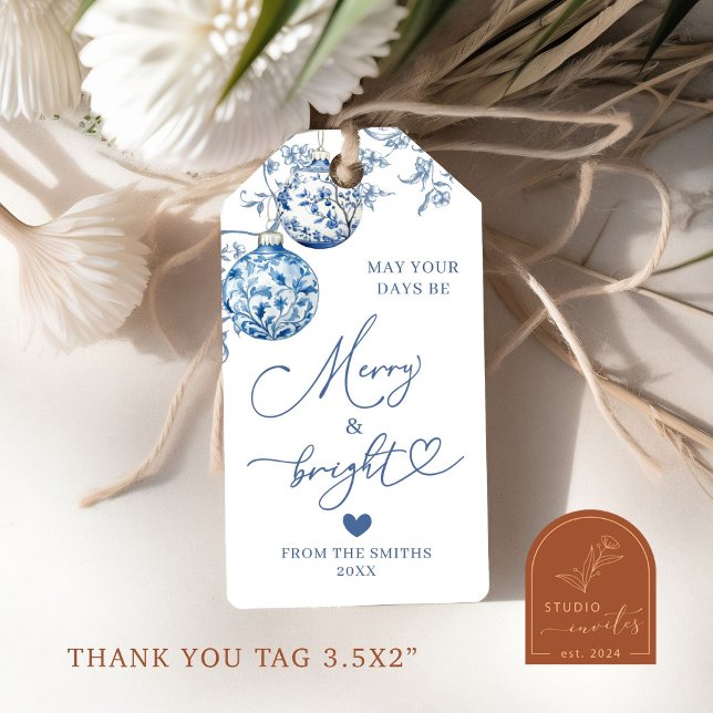 Feliz de Natal e Etiqueta de Férias Brilhantes (Criador carregado)