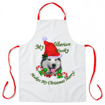 Feliz de Natal Siberian Husky
