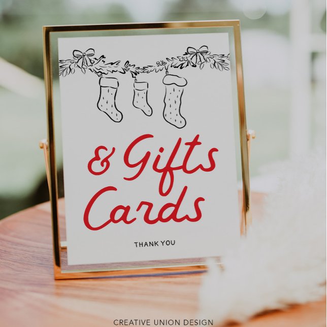 Feliz Desenhada à Mão Pequenos Presentes e Cartões (Criador carregado)