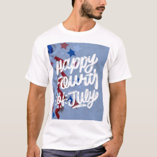 Feliz Design de Camisa do Dia 4 de julho