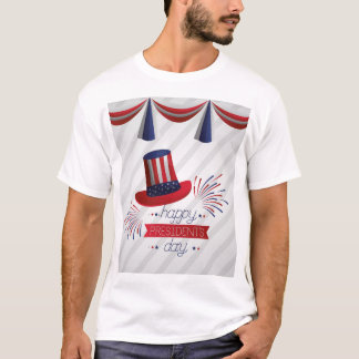 Feliz Design de Camisa do Dia do Presidente