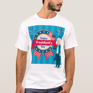 Feliz Design de Camisa do Dia do Presidente
