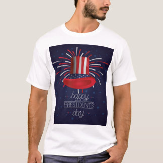 Feliz Design de Camisa do Dia do Presidente