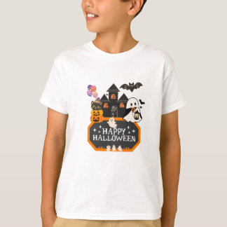 Feliz design de camiseta de Halloween