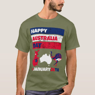 Feliz Dia da Austrália 26 de janeiro - Camisa