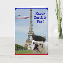 Feliz Dia da Bastilha Cartão de Boato Francês