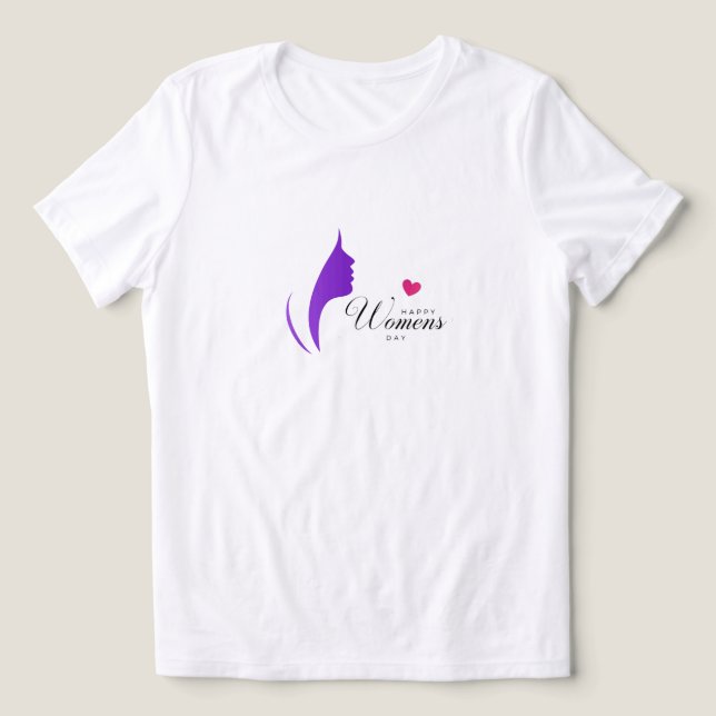 Feliz Dia da Camisa - Feliz e Positivo As Mulheres (Design frontal)