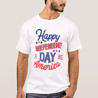 Feliz Dia da Independência Camisetas América 14 de