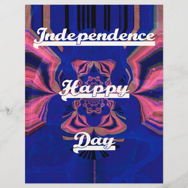 Feliz Dia da Independência Vetor Patriótico Design (Frente)