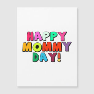 Feliz Dia da Mamãe Engraçado Citação Colorida Text